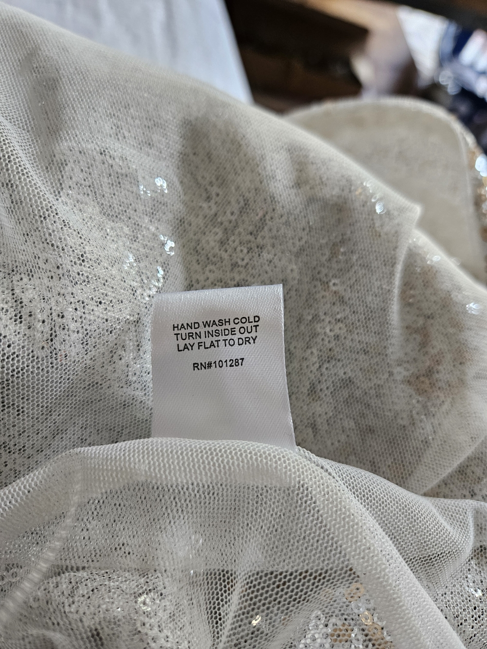 Alexia Admor Silver and Gold Sequin Duster Cardigan size Large - Picture 12 of 12